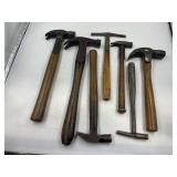 LOT OF 7 STRAP EYE HAMMERS