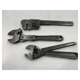 SCREW ADJUST NUT WRENCHES (3) - IMP. ANGLE WRENCH,