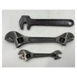 DOUBLE END DIAMOND CRESCENT WRENCH (2) - 6" & 10"