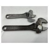 CARLL COMBO NUT & PIPE WRENCHES (2) - 6" & 8"