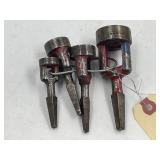 (4) SQUARE BRACE SOCKET WRENCHES - C. T. CO.