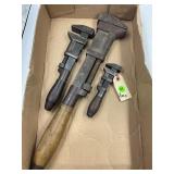 (3) COES MONKEY WRENCHES - 6 1/2" - 18"