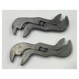 BAXTER "S" WRENCH MARKED D HAWKINS (2) - 3 3/4" &