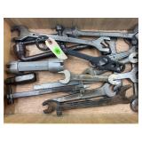 LOT OF MISCELLANEOUS PLUG WRENCHES & MORE