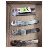 LOT OF (4) SLIDE ADJUST WRENCHES