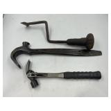 BLACKSMITH BUTTRESS, ADJUSTABLE HEAD HAMMER,