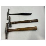 ROSEWOOD HANDLE TACK HAMMER, ROUND & SQUARE