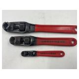 CRAFTSMAN ADJUSTABLE BOX WRENCHES W/ VINYL HANDLES