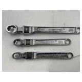 (3) AJDUSTABLE BOX WRENCHES - ADJUST-A-BOX 7 1/2"