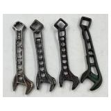 6" VERITY CUTOUT, (3) 6" PLAIN CUTOUT WRENCHES