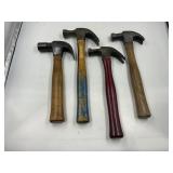 VAUGHAN, STANLEY, SEARS, BRIAREDGE CLAW HAMMERS