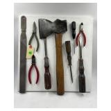DISPLAY BOARD W/ BELL SYSTEM TOOLS -  SCREWDRIVERS
