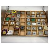 (2) FLATS OF ADVERTISING TAPE MEASURES - ONE IS