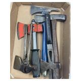 FIREMAN-TYPE SMALL HATCHET, ROOFER