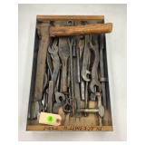 LOT OF BLACKSMITH MADE TOOLS - SCORP, MISCELLANEOS