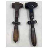 LOT OF (2) DIAMOND BUGGY WRENCHES - 10 1/2" & 11