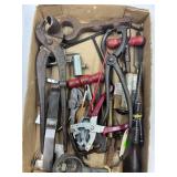 MISCELLANEOUS LOT W/ SPIKE PULLER, ODD SCREW-
