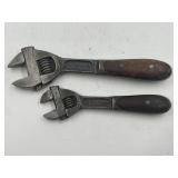 H. D. SMITH & CO. SCREW ADJUST NUT WRENCHES (2) -
