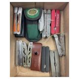 LOT OF COMBINATION MULTI TOOLS