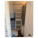 CONTENTS OF CLOSET - VINTAGE CLOTHING, STORAGE