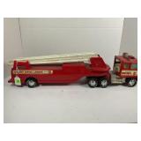 NYLINT STEEL PRESSED AERIAL LADDER FIRE TRUCK -24"