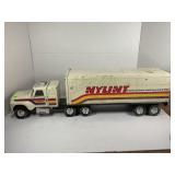 NYLIT STEEL PRESSED SEMI TRUCK AND TRAILER - 28"