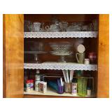 CONTENTS OF KITCHEN CABINETS - COFFEE MUGS,
