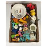 MICKEY MOUSE WEEBLE WOBBLES, SNOOPY BOWL,