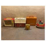 FISHER PRICE PLAY FAMILY FARM, TUGGY TOOTER, TWO