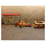 FISHER PRICE PLAY FAMILY CAMPER, FIRE ENGINE, 3