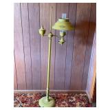 ANTIQUE METAL FLOOR LAMP - 57" TALL