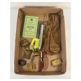 1946 HUNTING LICENSE, ADVERTISING KNIVES, WWII