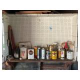 CONTENTS OF CABINET IN IN GARAGE - KENDALL, NITREX