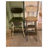 COSCO AND AMES MAID VINTAGE STEP STOOLS