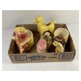 FLAT OF VINTAGE CERAMIC PLANTERS