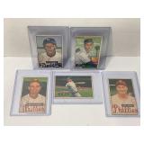 Lot of (5) 1951 Bowman Baseball Cards