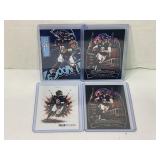 Lot of (4) NEW Custom Blast Football Cards Caleb