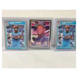 Lot of (3) Kirby Puckett Minnesota Twins Great HOF