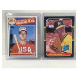 Lot of (2) Mark McGwire Baseball Cards W/ Team USA