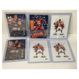 Lot of (6) 2026 Bo Nix Custom Footbal Cards Denver