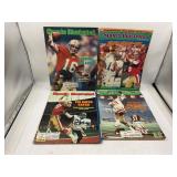 Lot of (4) Joe Montana/ San Fransisco 49ers Vint