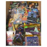 Box of (200+) VIntage Gaming, Comic Cards W/VInt