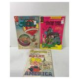 Lot of (3) Vintage TV Show Comics Old Addams Fam