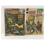 Lot of (2) VIntage Comic Books Star Trek & The T
