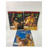 Lot of (3) Vintage SPorts Illustrated Wilt Chamb