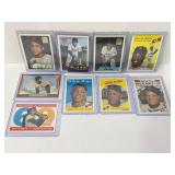 Lot of (9) 1996 Topps Baseball Willie Mays Reprint