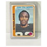 1978 Topps Football John Stallworth Pittsburgh S