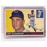 1955 Topps Baseball Ted Kluszeski Cincinnati Red