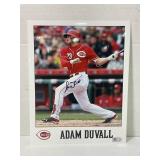 Cincinnati Reds AUTO Adam Duvall Team Issued 8x10