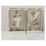 Lot of (2) Stan Musial & Satchel Paige Baseball